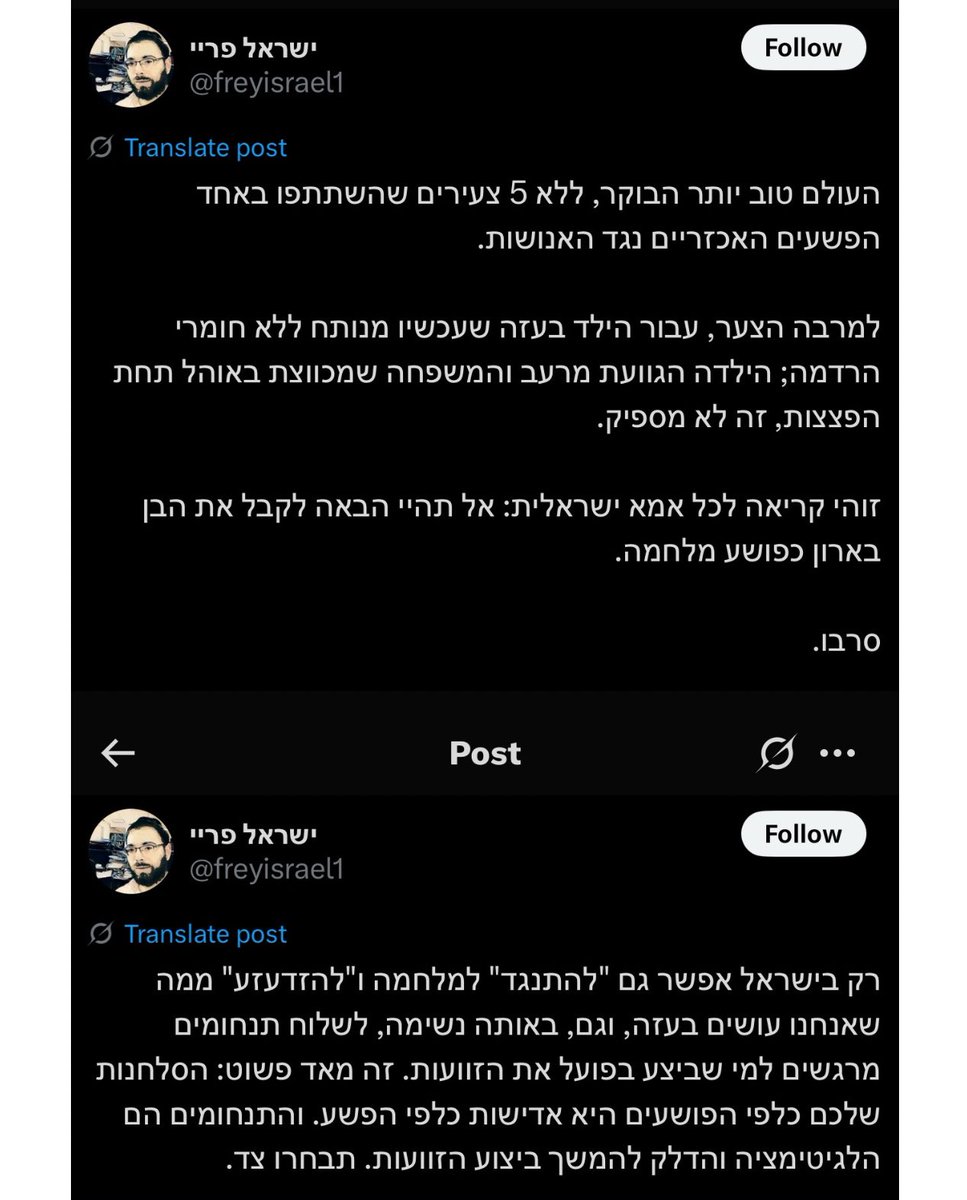 Journalist Claims World Better Off After Deaths of Israeli Soldiers