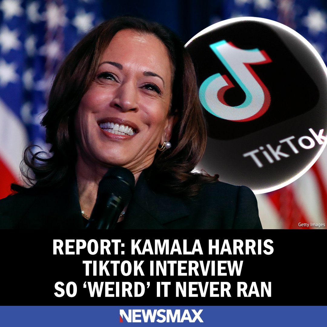 Kamala Harris TikTok Interview Scrapped for Being Too "Weird"