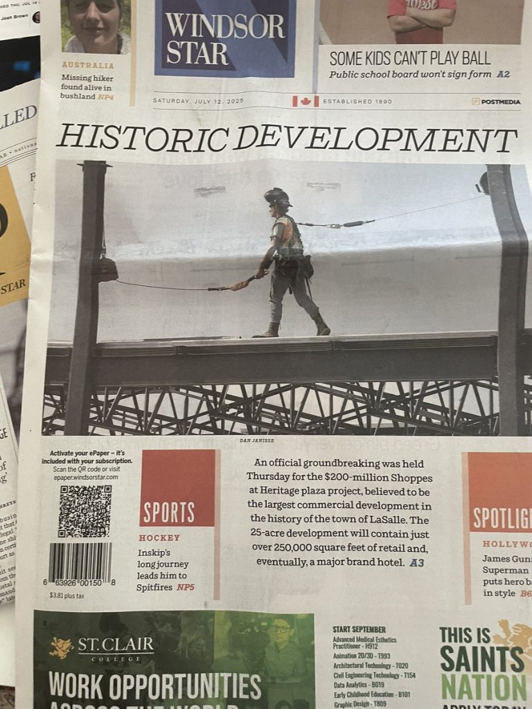 LaSalle's Game-Changer: Is This Project Too Ambitious? —  Groundbreaking project LaSalle, Major development Windsor Essex, Historic construction 2025