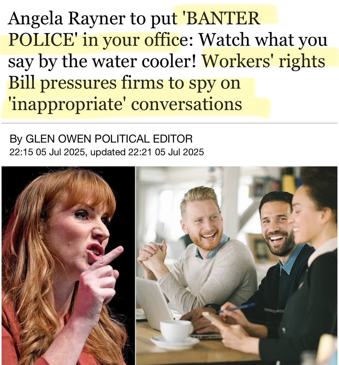 Labour's Banter Bill: Workplace Surveillance Erodes Free Speech!