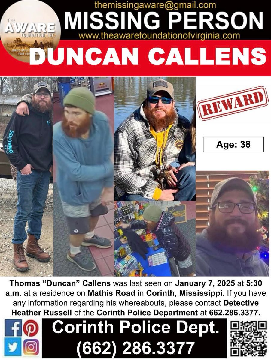 MISSING: Duncan Callens Disappears Under Mysterious Circumstances