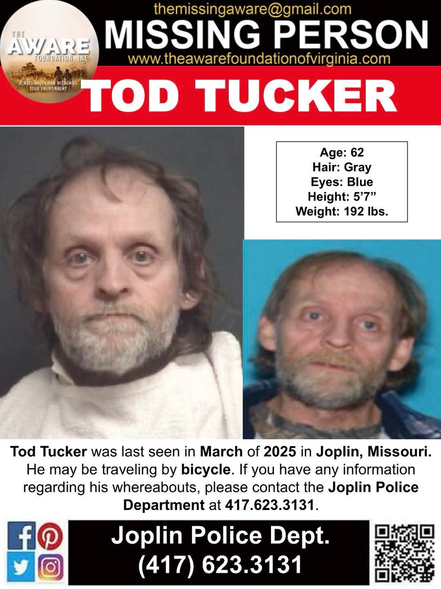 MISSING: Tod Tucker Vanishes Without a Trace in Missouri!
