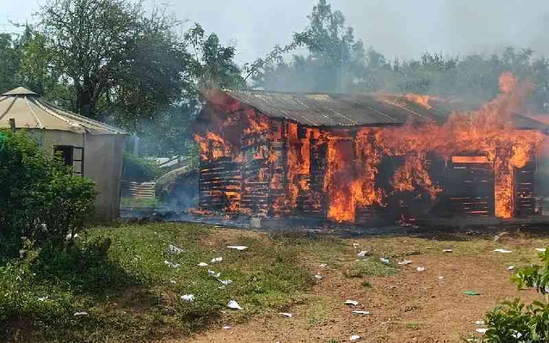 Outrage Erupts: Mawego Police Station Torched Amid Teacher's Murder