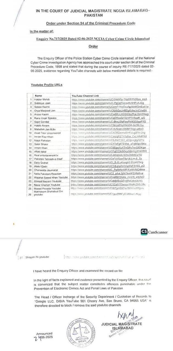 Pakistan Bans 27 YouTube Channels: Censorship or National Security?