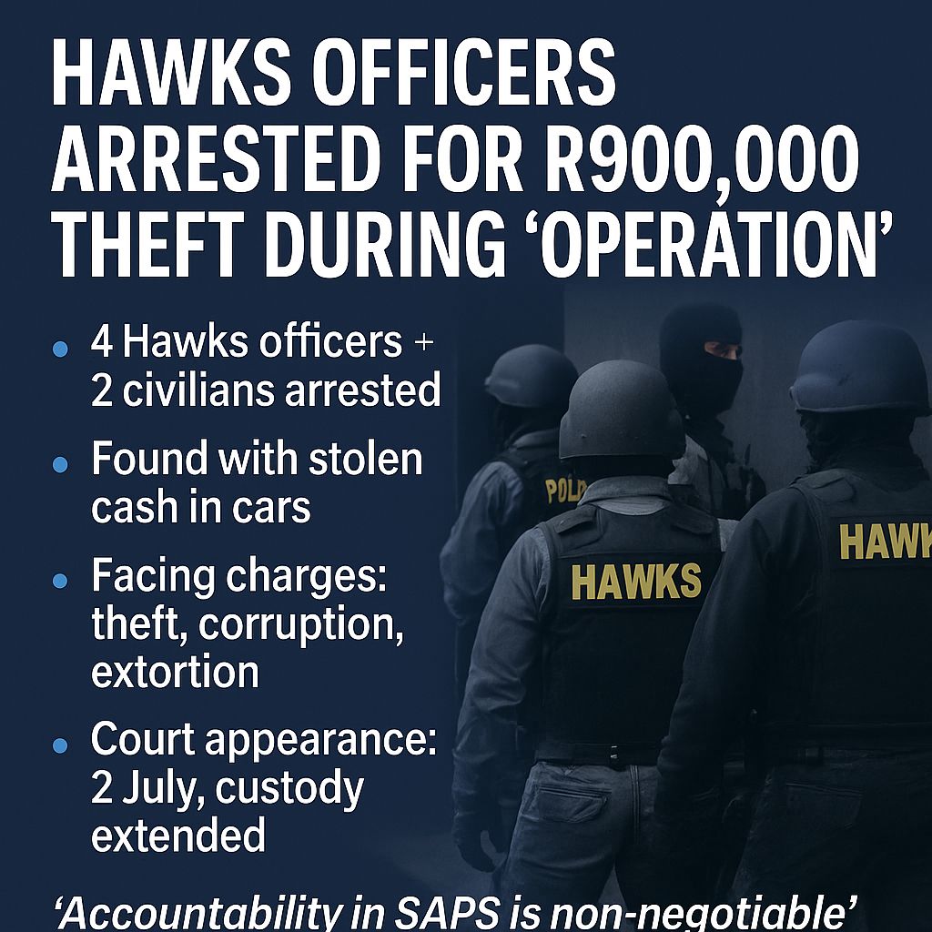 Police Corruption Scandal: Officers Steal R900,000 in Johannesburg!