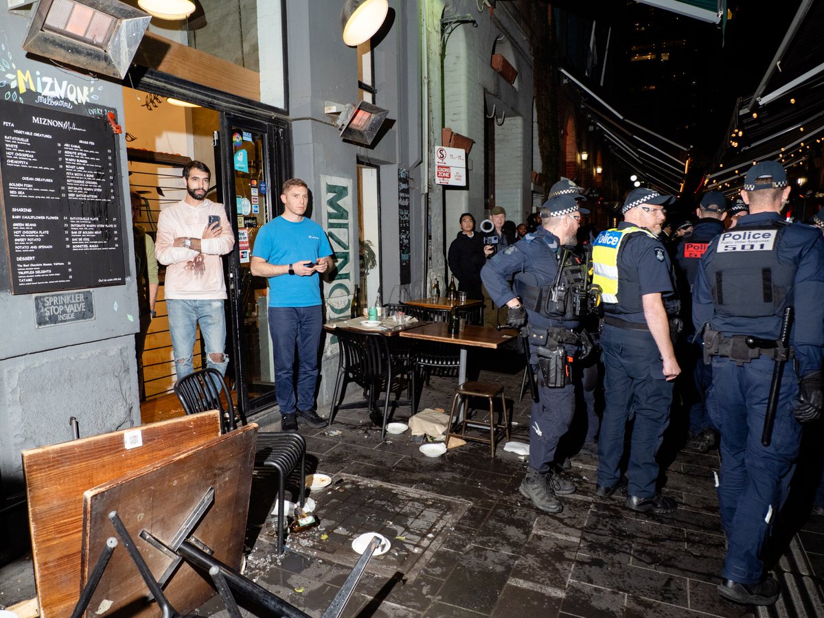 Protesters Clash at Miznon: Arrests Made Over Controversial Ties