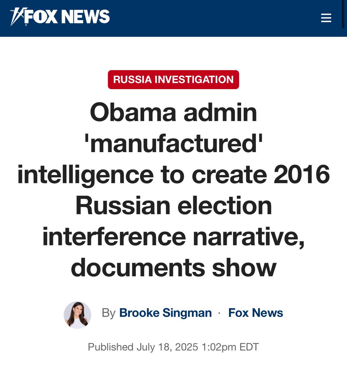 Shocking Docs: Did Obama Fake Russian Interference Claims? —  "Obama administration intelligence scandal, Russian election interference evidence 2025, manufactured intelligence narrative"