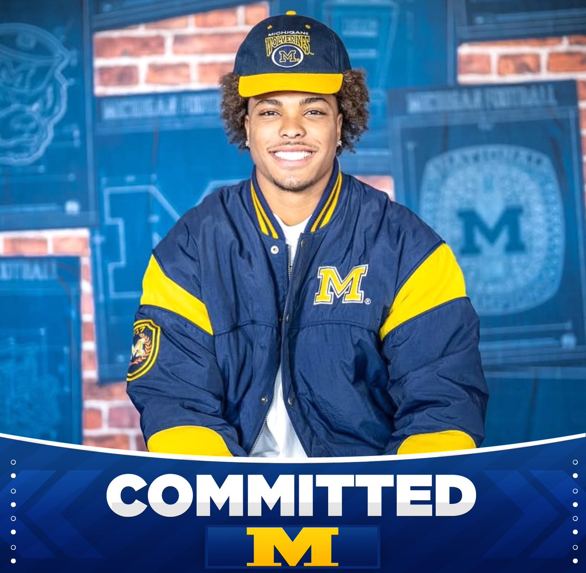 Shocking Flip: 4⭐️ DB Jordan Deck Chooses Michigan Over Baylor! —  Jordan Deck commitment news, 2026 football recruiting updates, Michigan Wolverines defensive prospects