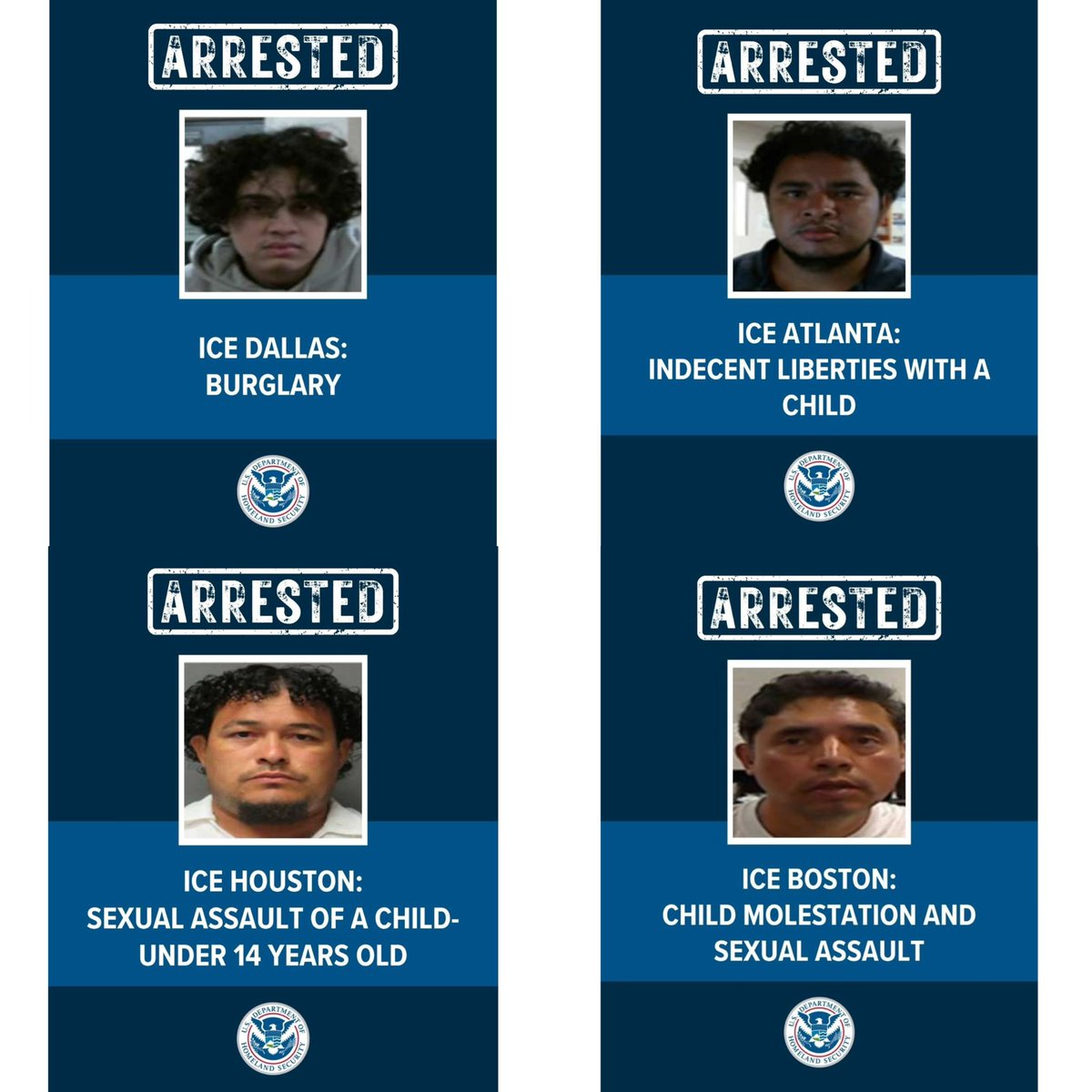 Shocking ICE Raids: Arrests of Child Molesters and Burglars!  
Democrats Push for Taxpayer Funded Aid for Illegals in U.S.  
Time to DEPORT Them All: Public Outrage Grows!