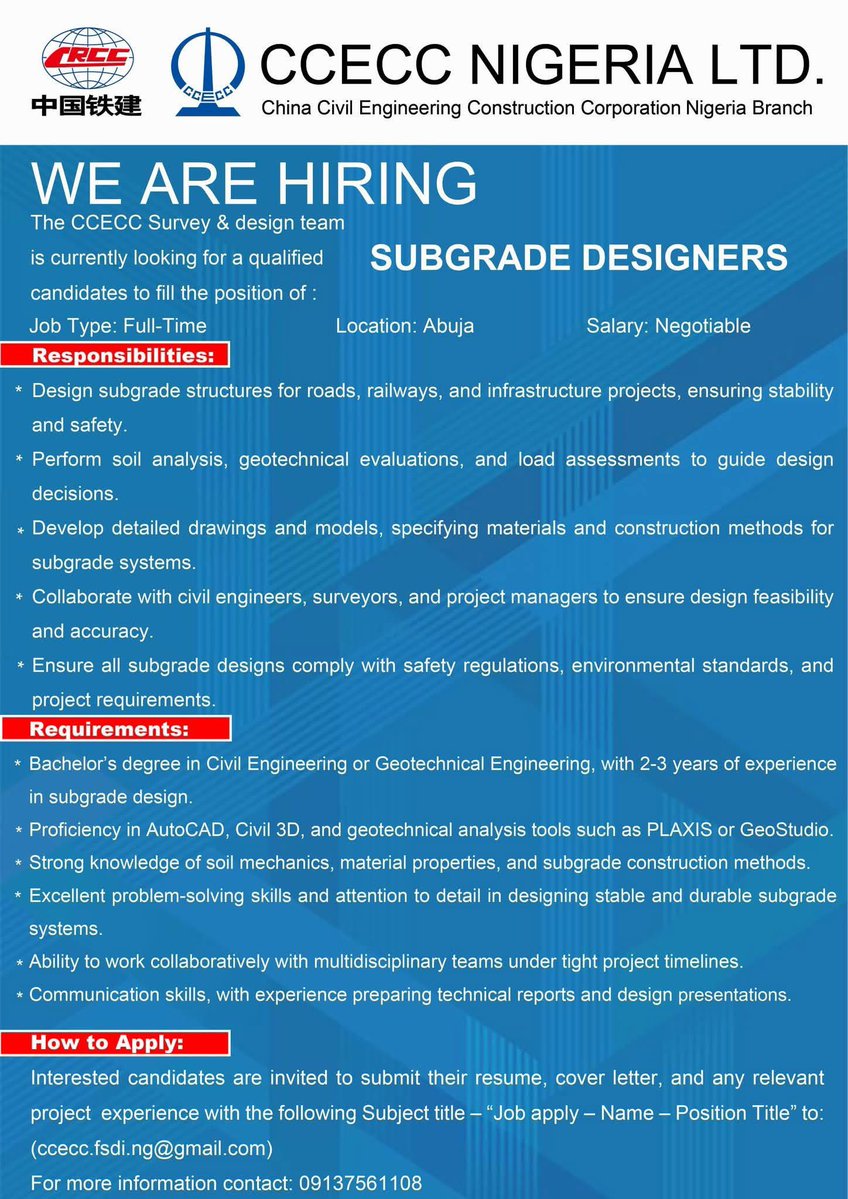 Shocking Job Alert: CCECC Nig Limited's Hiring Sparks Outrage!