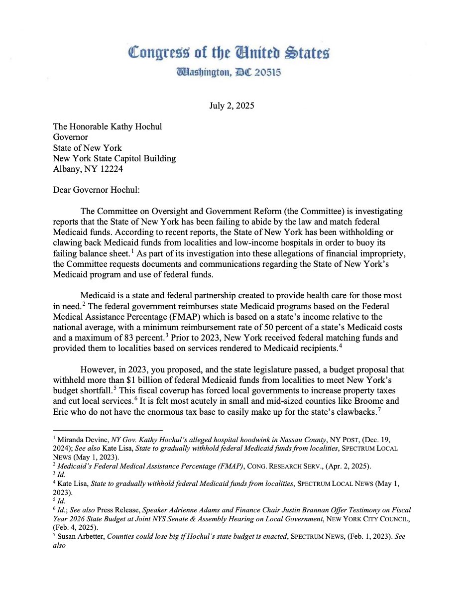 Shocking! NY's Medicaid Funds Misused to Balance State Budget!