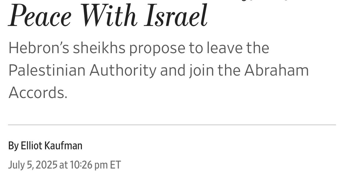 Shocking Shift: Hebron Leaders Declare Support for Israel's Statehood!