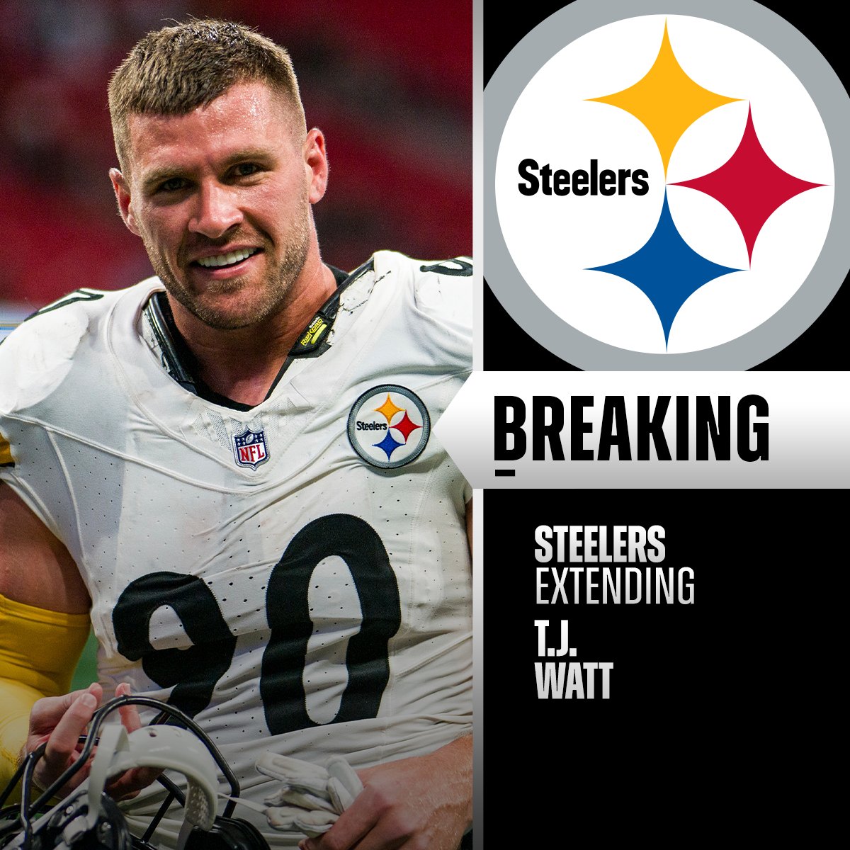 Steelers' Shocking Move: T.J. Watt's $123M Deal Stuns Fans! —  NFL contract news, Pittsburgh Steelers updates, T.J. Watt salary extension 2025