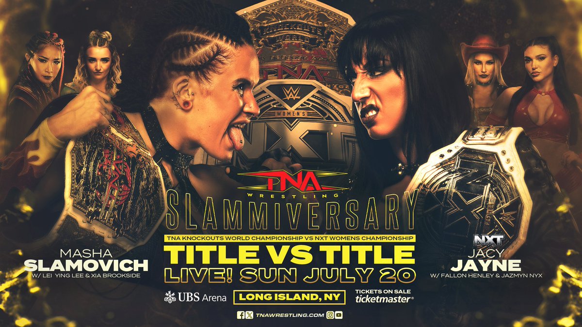 TNA vs. WWE: Champions Clash in Title Showdown! —  TNA Slammiversary 2025, Women’s Wrestling Title Showdown, Live PPV Wrestling Events