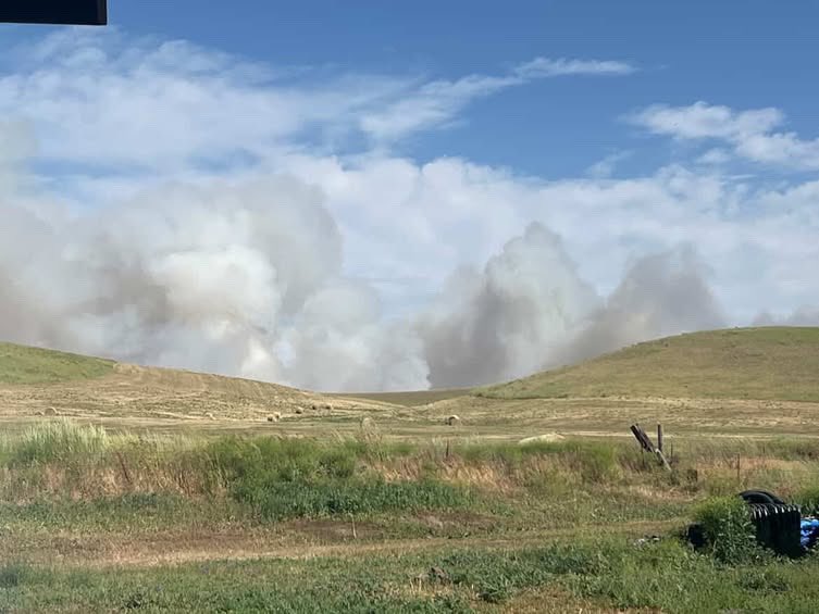 Texas Ferry Fire Erupts Near Malden, Washington: 50 Acres Engulfed!