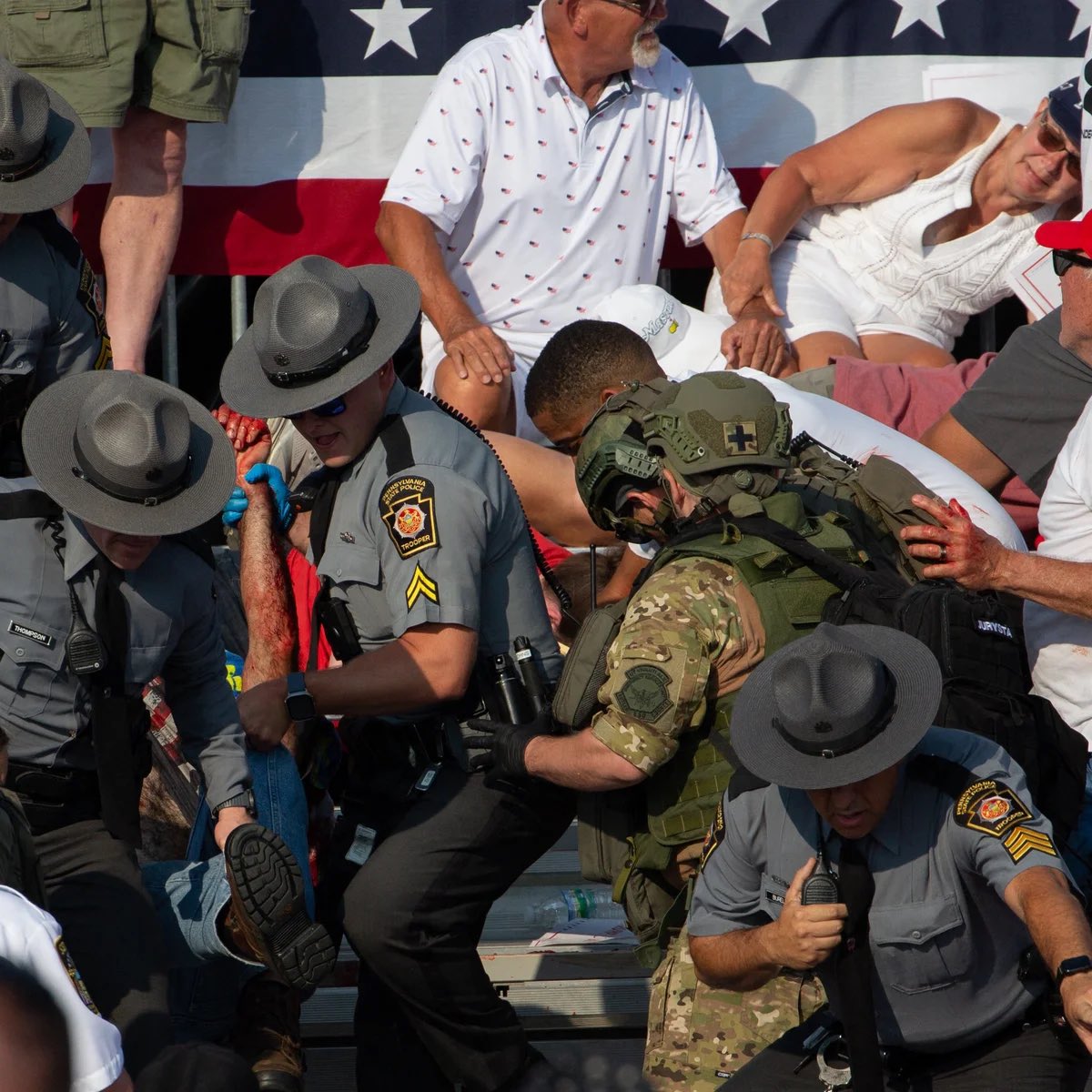 Tragedy Strikes: Trump Rally Shooting Claims Hero's Life!