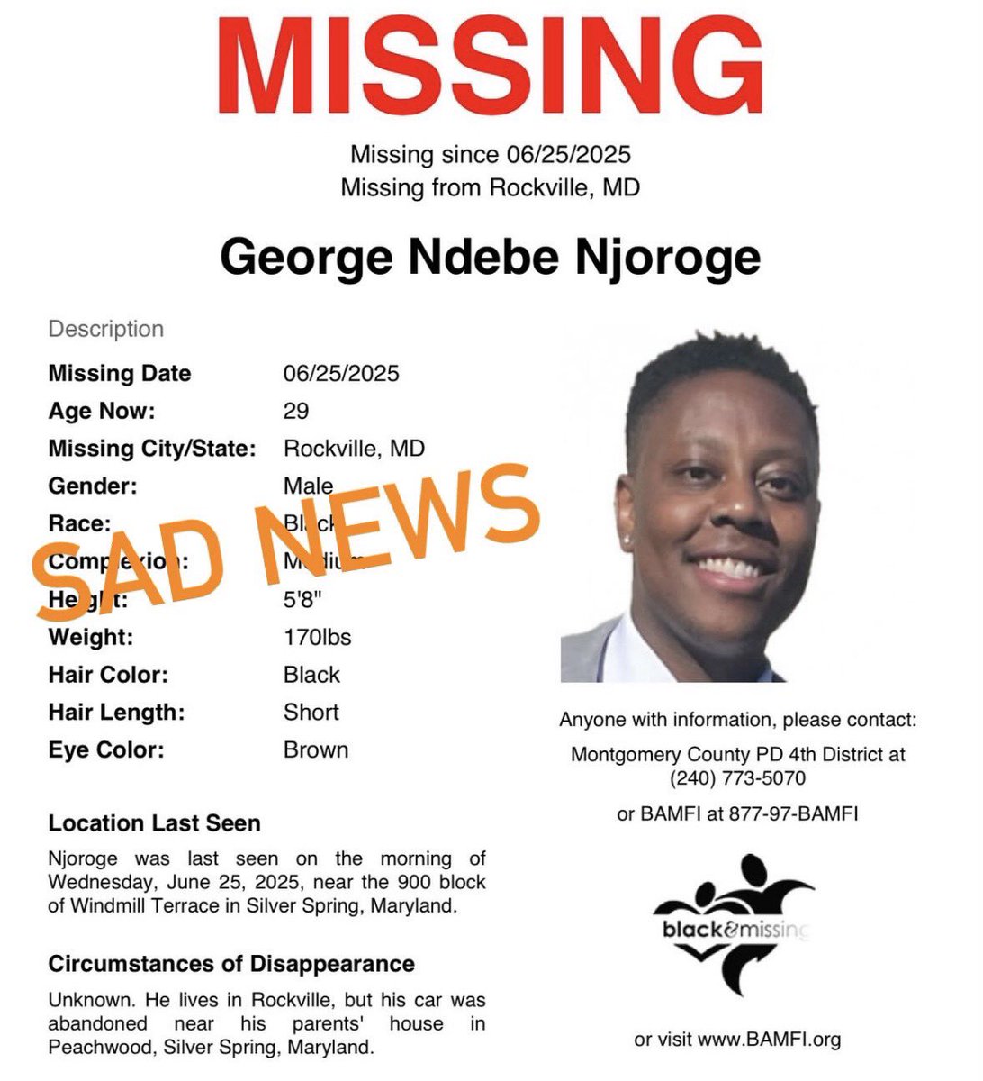 Tragic Discovery: 29-Year-Old George Njoroge Found Dead