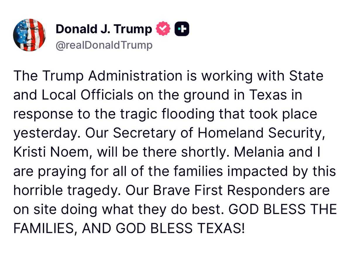 Trump Blames Flood Deaths on 'Poor Decisions' Amid Texas Crisis