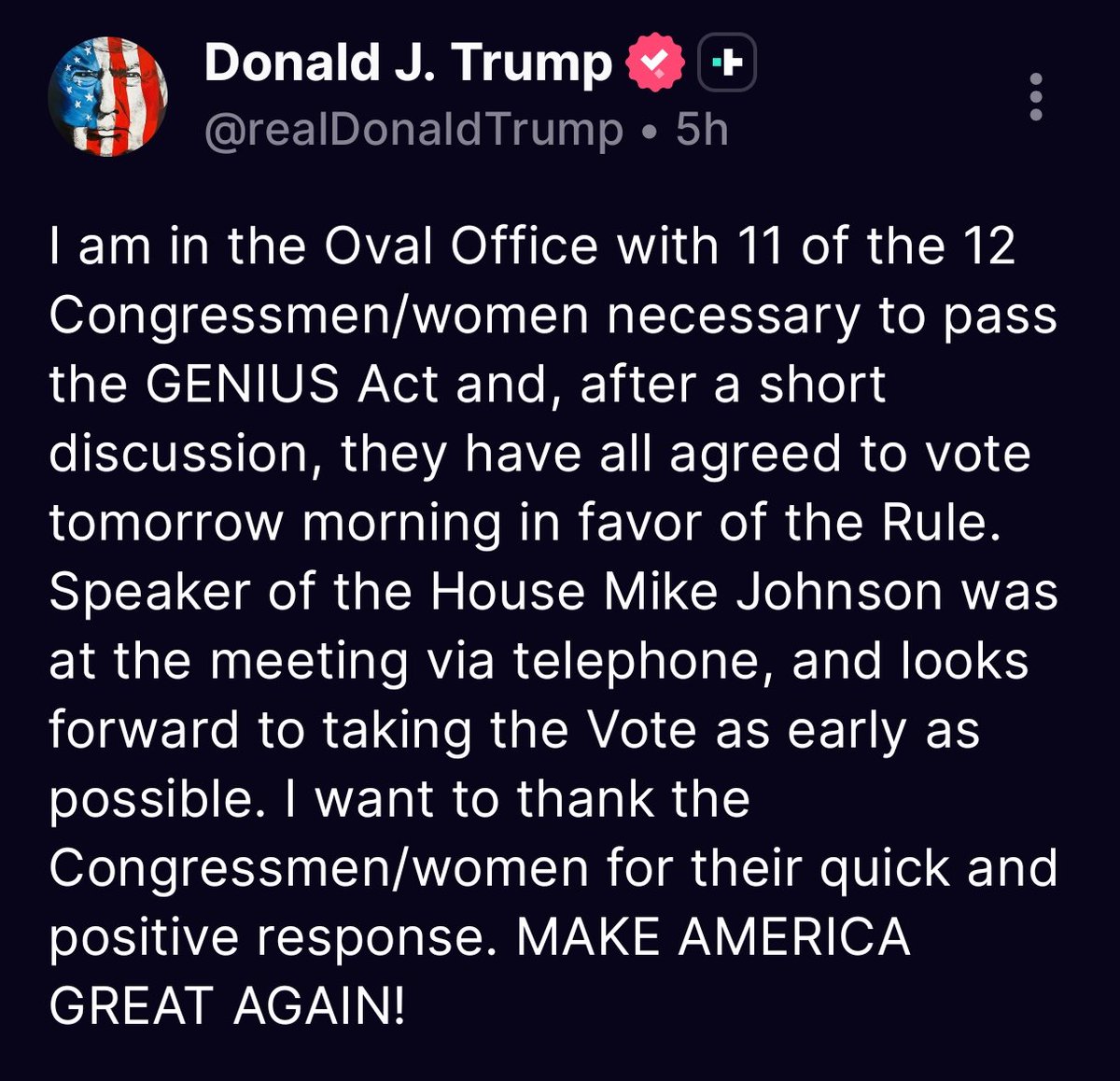Trump Stuns Nation: Genius Act Vote Sparks Bitcoin Debate! —  Trump Genius Act Vote, Bitcoin Leadership in America, 2025 Economic Policy Updates