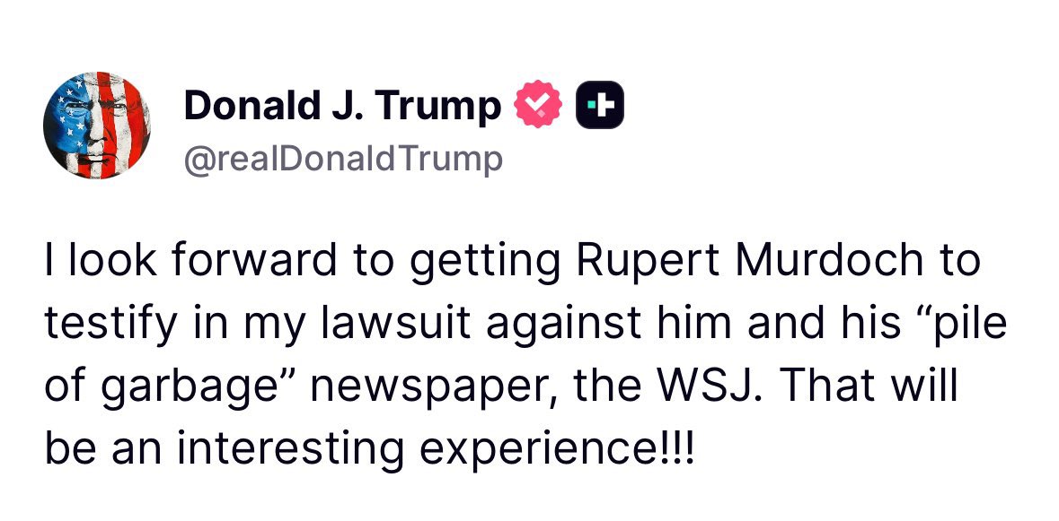 Trump vs. Murdoch: A Shocking Legal Showdown Unfolds! —  Trump lawsuit news, Rupert Murdoch testimony, Wall Street Journal controversy