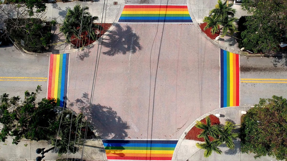 West Palm Beach Deletes Rainbow Crosswalk: State Funding at Stake! —  LGBTQ crosswalk removal, Florida state funding issues, Trump DeSantis policies 2025