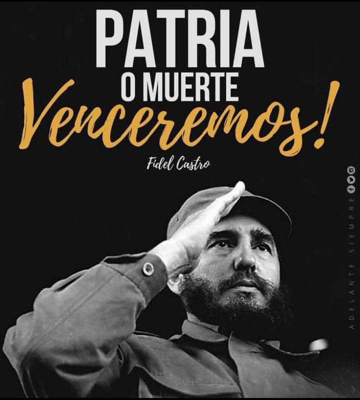 65 años del grito ¡Patria o Muerte! en la Revolución Cubana
