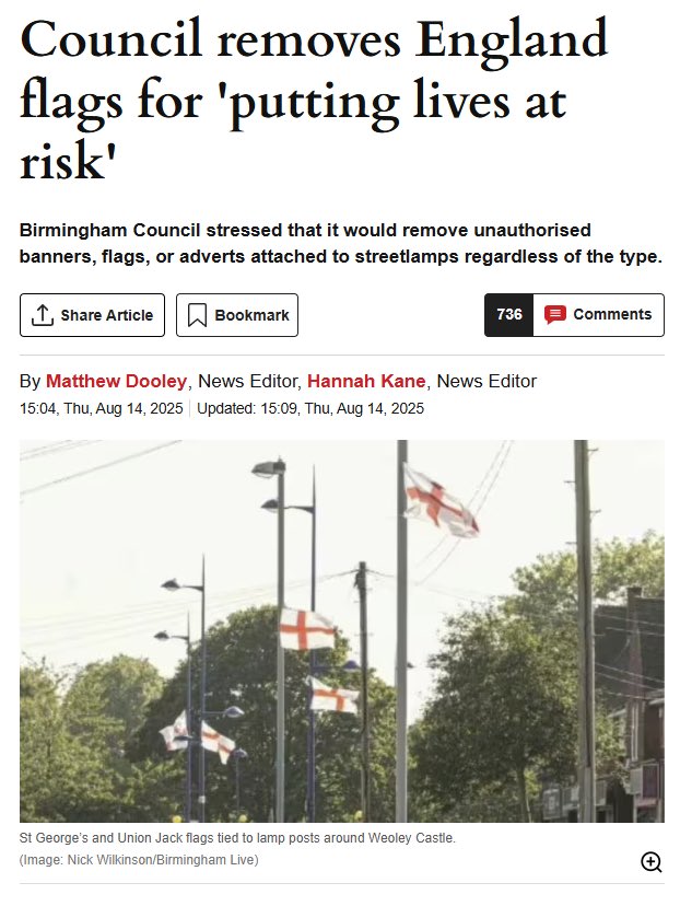 🚨🏴BREAKING: Birmingham Removes England Flags—Why? —  breaking news Birmingham, England flag removal, safety concerns Birmingham