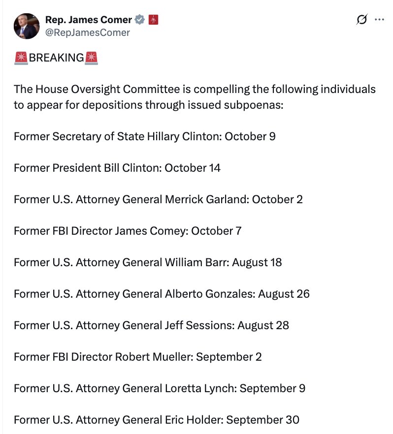 🚨BREAKING: Comer’s 10 New Subpoenas Spark Outrage! —  Congressional subpoenas, James Comer investigation 2025, breaking news subpoenas
