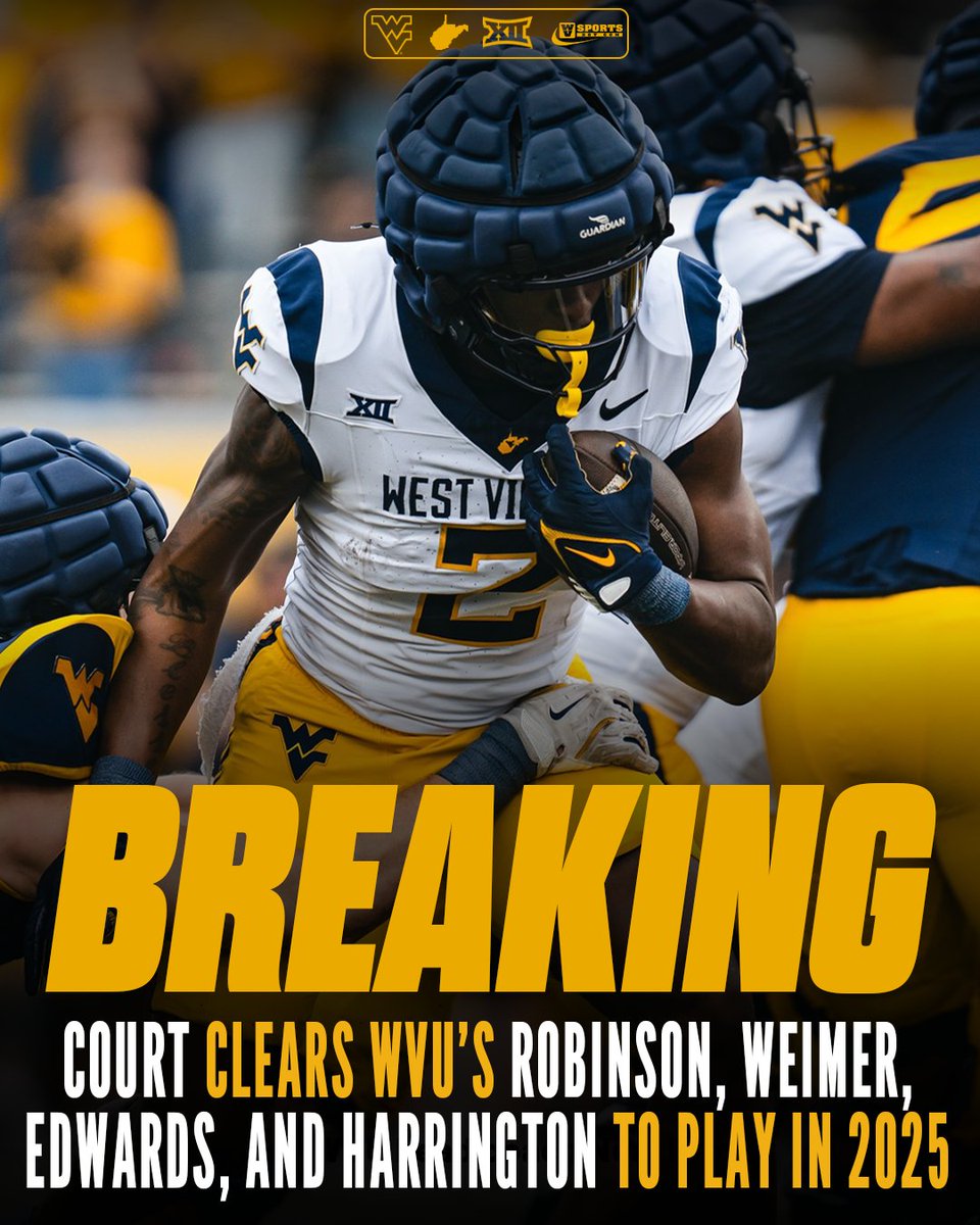 BREAKING: Court Clears Controversial Players for WVU! —  federal court sports ruling, college football eligibility updates, West Virginia University football news