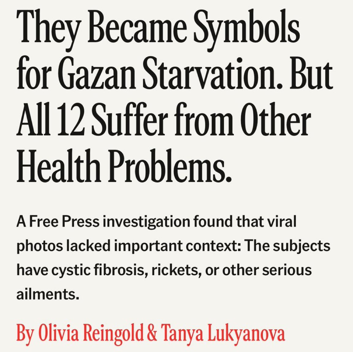 BREAKING: Gaza Famine Claims Debunked—Genetic Reality! —  famine propaganda, Gaza crisis misinformation, genetic disease media bias