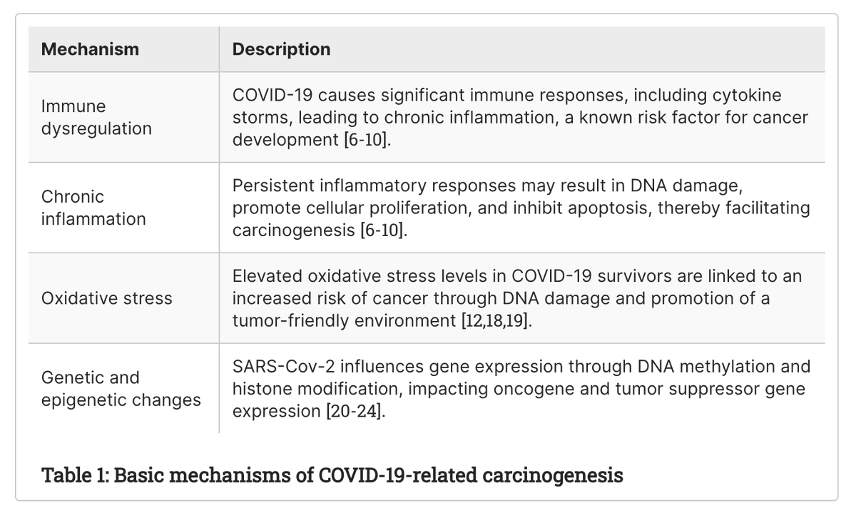 COVID-19: A Surprising Trigger for Cancer Risk? —  COVID-19 cancer risk factors, SARS-CoV-2 oncogenesis, long-term effects of COVID-19 on cancer