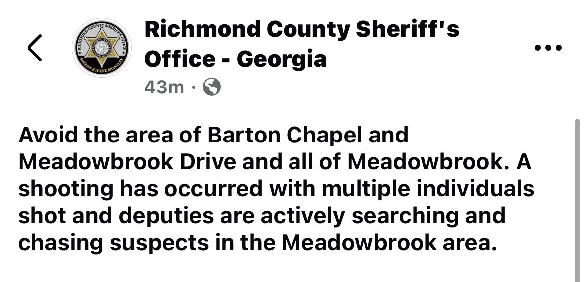 Chaos in Georgia: Active Shooter at Large, Residents on Edge! —  active shooter news Georgia, Richmond County police updates, emergency response incidents 2025