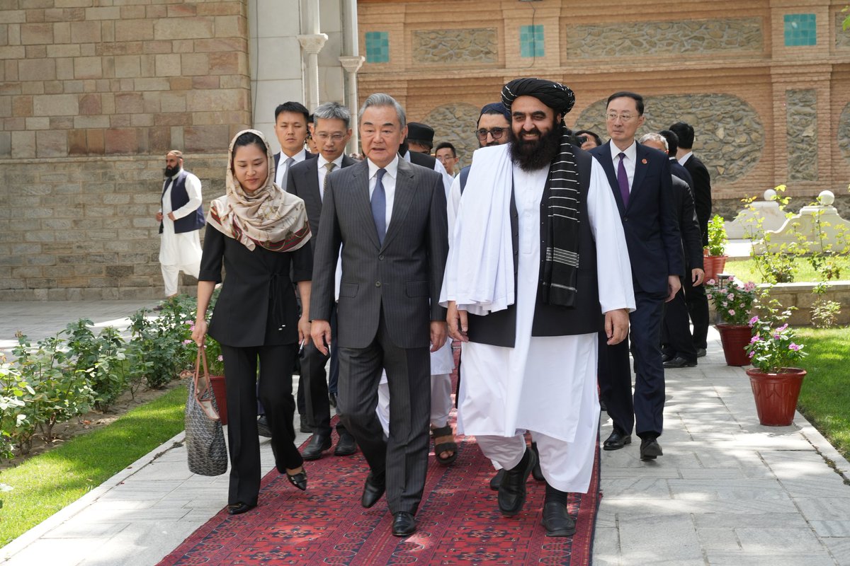 China's Bold Move: Diplomatic Embrace in Kabul! —  Chinese diplomatic relations with Afghanistan, Wang Yi Afghanistan visit 2025, China Afghanistan friendship policy