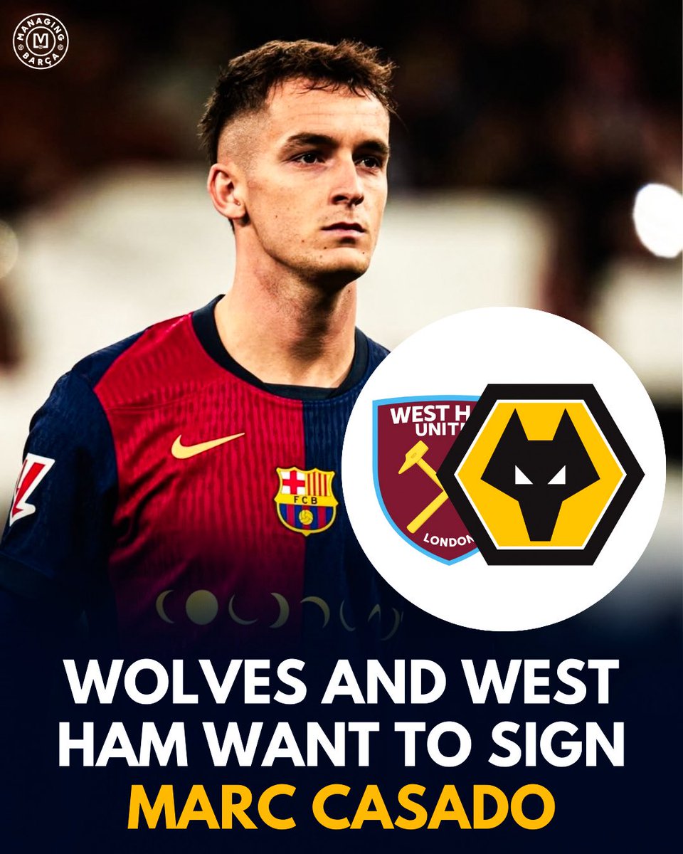 €30M Bid Looms: Will Barca Lose Star to Wolves or West Ham? —  Wolves transfer news, West Ham United scouting, Marc Casadó Barcelona updates