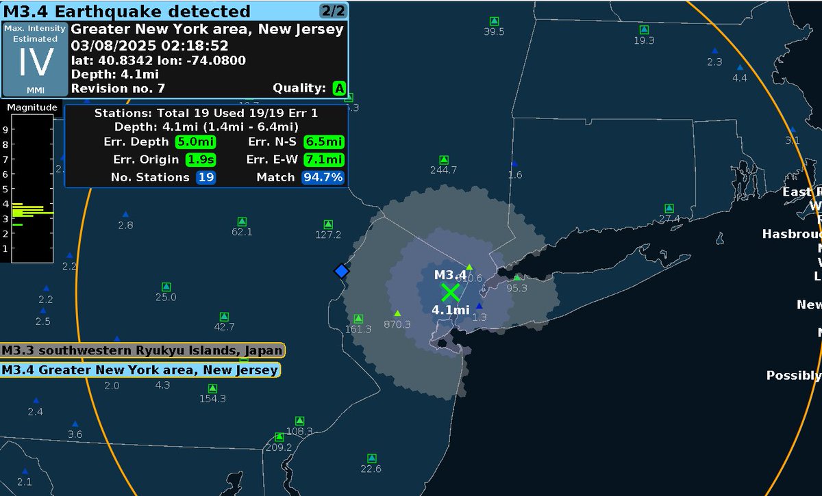 Earthquake Shakes NYC: Is the Big Apple Cracking Up? —  earthquake news NYC, seismic activity New Jersey, tremors felt Manhattan