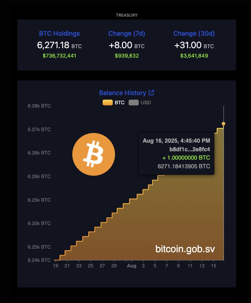 El Salvador's Bitcoin Stash Grows: What's Next? —  El Salvador Bitcoin investment news, Strategic Bitcoin Reserve update, cryptocurrency holdings analysis 2025