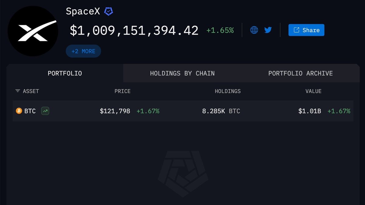 Elon Musk's SpaceX Stuns: $1B Bitcoin Bonanza! —  Elon Musk Bitcoin investment, SpaceX cryptocurrency portfolio, 2025 Bitcoin market trends