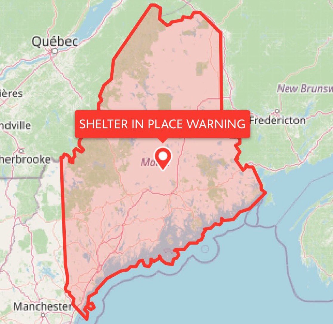 Emergency Alert Mistake: Panic Hits All of Maine! —  Emergency alert system failure, Maine shelter-in-place alert 2025, accidental emergency notification