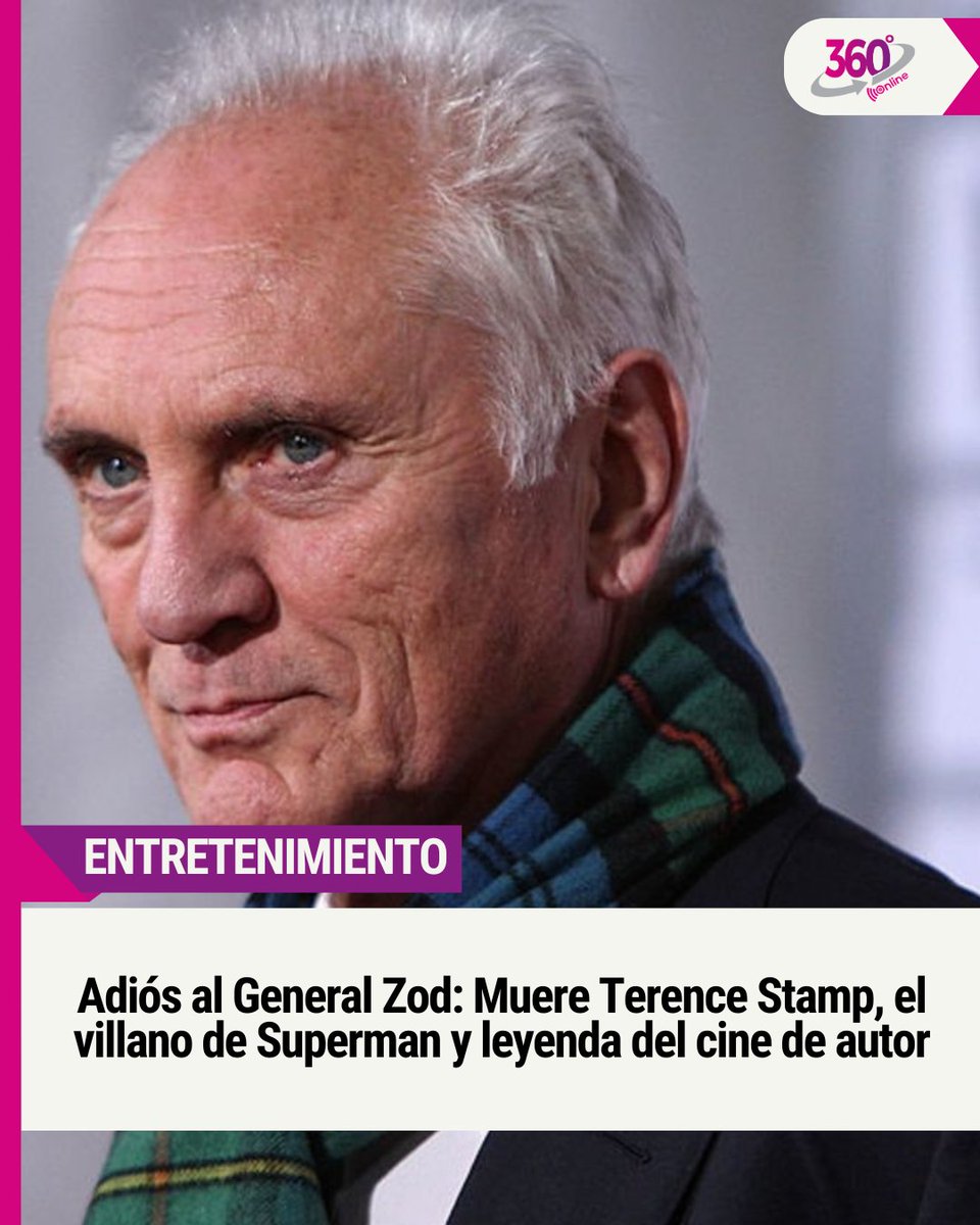 Fallece Terence Stamp, ícono del cine británico a los 87 años