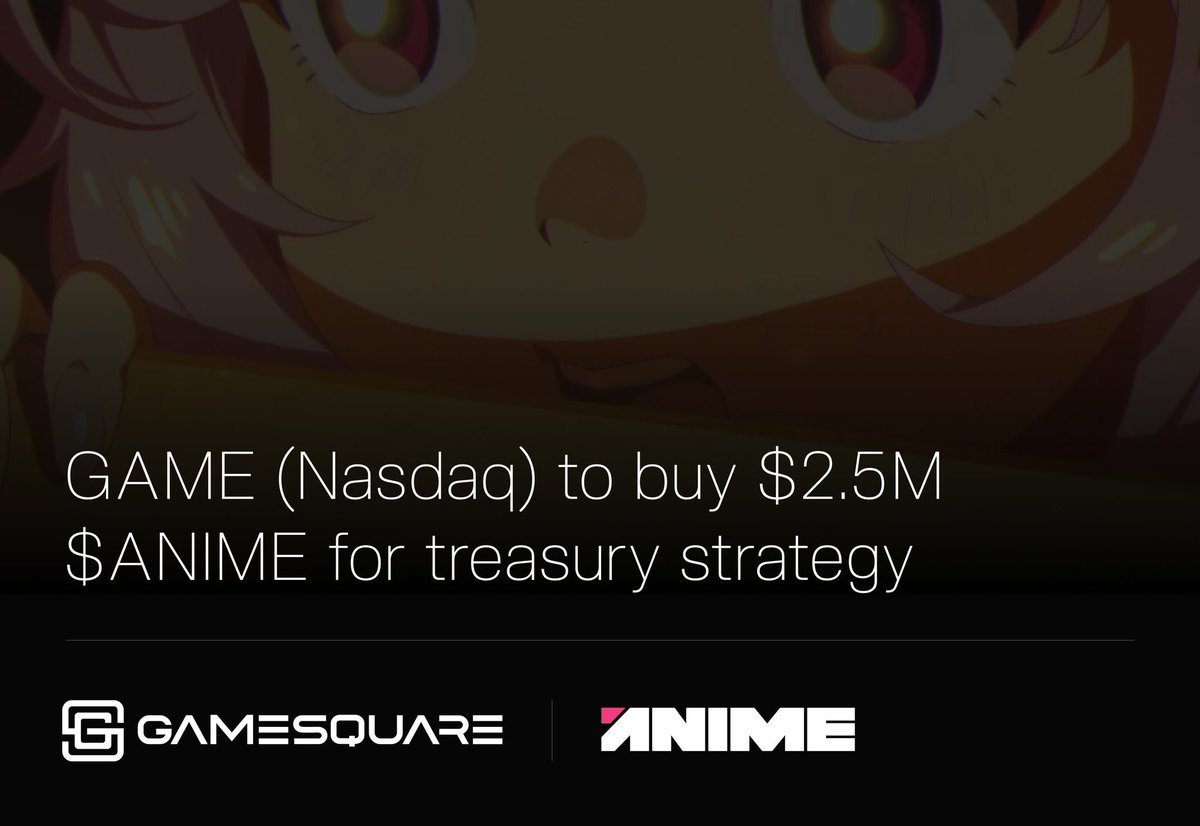 GameSquare's Shocking Move: $ANIME Joins $250M Crypto Vault! —  GameSquare investment strategies, Animecoin market expansion, institutional cryptocurrency adoption