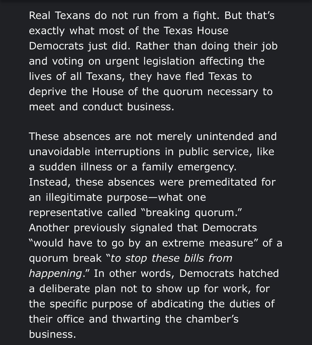 Gov Abbott's Ultimatum: Felony Threats to Democrats! —  Gov Abbott Texas news, Democrats quorum breaking consequences, Ken Paxton OAG opinion 2025