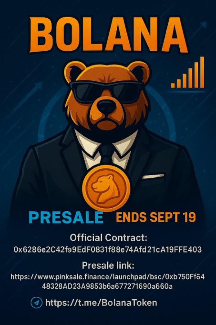 Is $BOLANA the Next Big Thing in Memecoins? 🚀 —  meme coin revolution, presale opportunity 2025, bear market dominance
