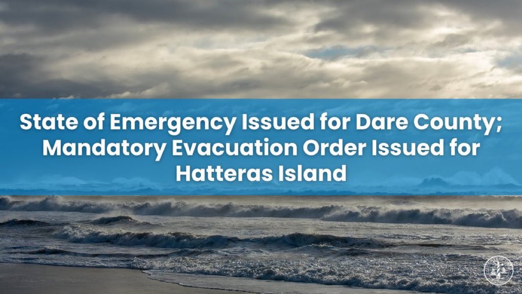 JUST IN: Hatteras Island Evacuates Amid Hurricane Erin! —  Hurricane evacuation alerts, Coastal flood warnings Hatteras Island, Ocean overwash safety measures 2025
