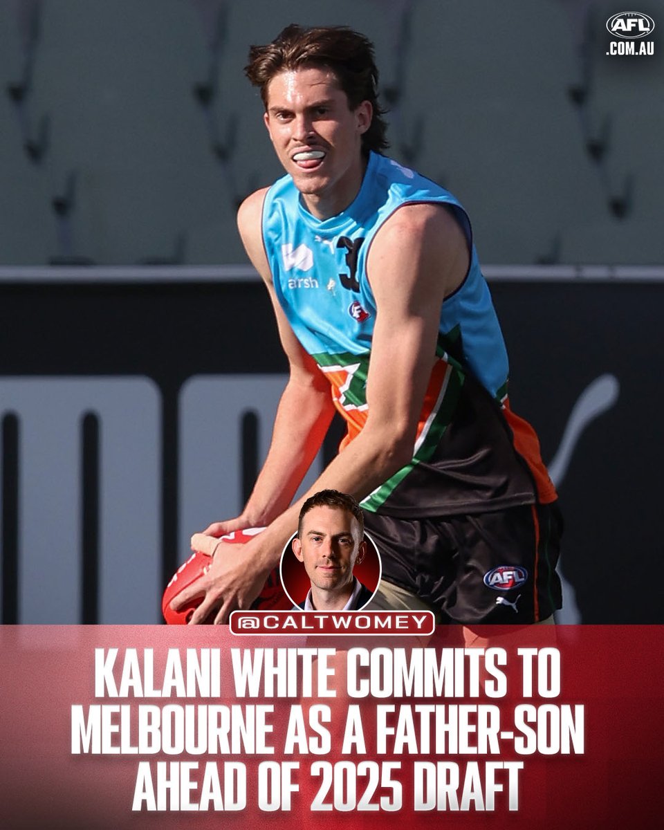Kalani White Chooses Dees Over Gold Coast: Shocking Move! —  Kalani White father-son commitment, Melbourne Demons Academy player, Jeff White legacy in AFL