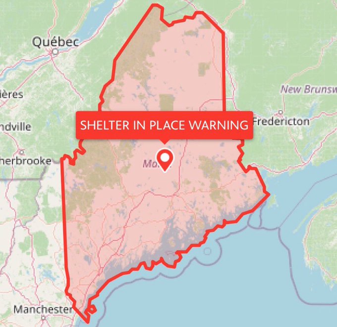 MAINE'S SHELTER ALERT: ACCIDENT OR HARBINGER OF DOOM? —  Emergency Alert Mistake Maine, Hurricane Panic Response 2025, Northern Hook Weather Warning