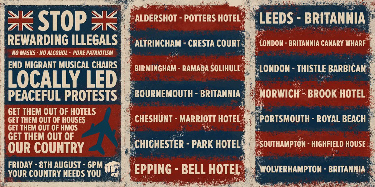 Massive UK Protest: Citizens Rise Against Migrant Hotels! —  mass protest UK 2025, citizens rally against government, unite for change Britain