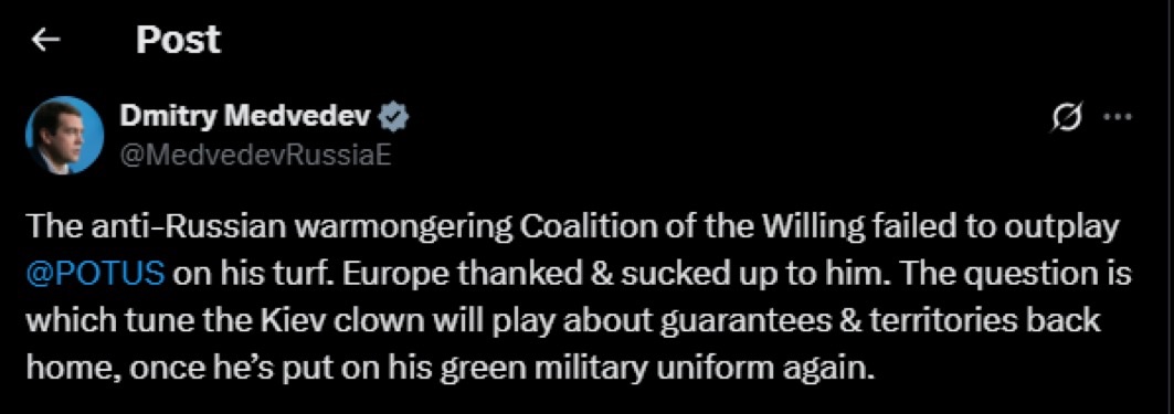 Medvedev Claims Trump Outsmarts Anti-Russian Coalition —  Russia political news, Medvedev latest statements, Trump foreign policy analysis