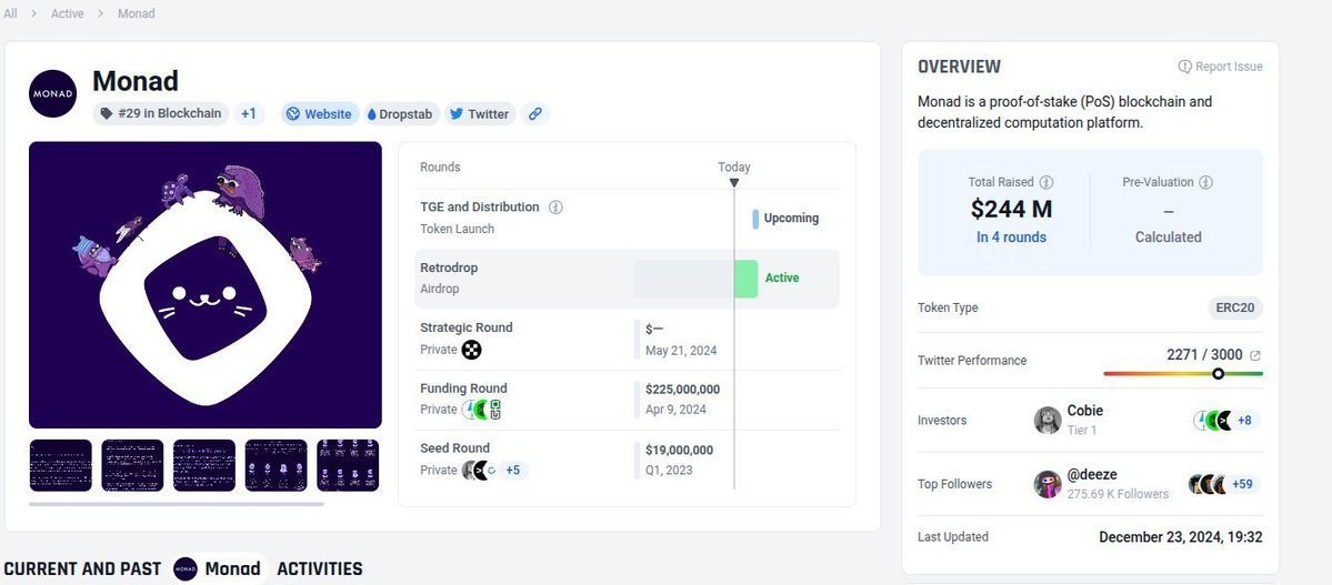 Monad Airdrop Confirmed: Are Wallets Safe to Share? —  Breaking News, Cryptocurrency Updates, Airdrop Alert 2025