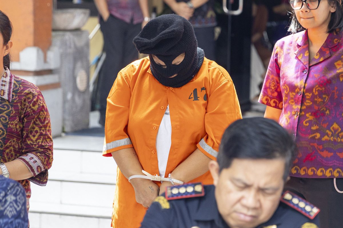 Mujer peruana detenida en Bali con 1.432 gramos de cocaína