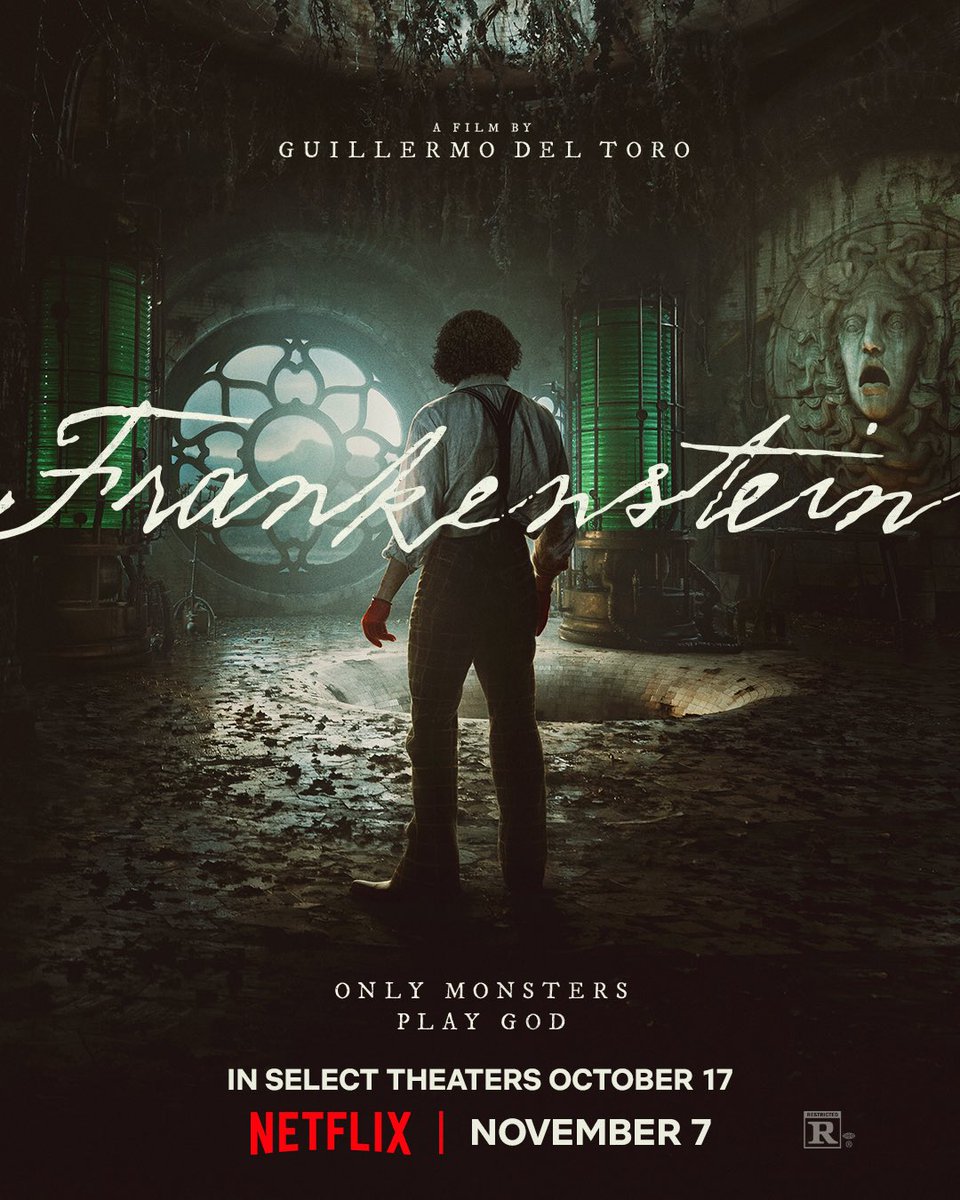 New Del Toro 'FRANKENSTEIN' Posters Spark Outrage! —  Guillermo del Toro's horror films, Frankenstein movie release date, upcoming Netflix original films